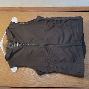 Eddie Bauer Olive Green hooded vest